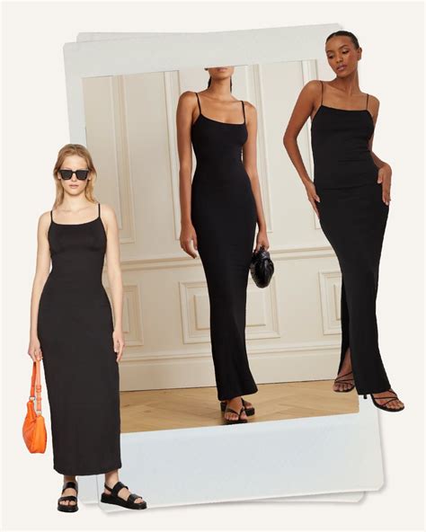 the row black long dress dupe
